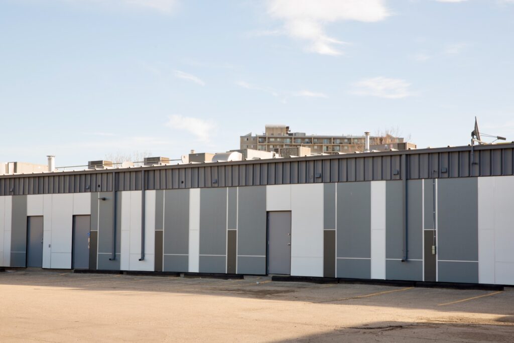 Storage doors, units and parking spaces for Ivy Trails Apartments.